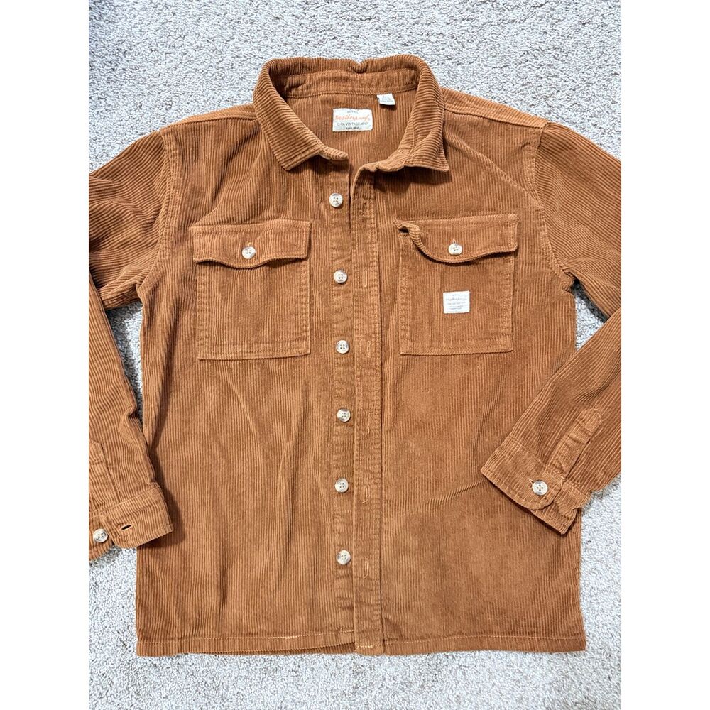 Weatherproof Vintage Rust Corduroy Shirt Jacket Shacket - Womens Small